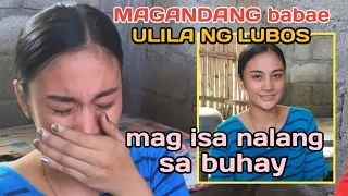 MAGANDANG BABAE ULILA NG LUBOS NAKIKIKAIN PARA MABUHAY TAGPI-TAGPI ANG TIRAHAN BINABAHA😭
