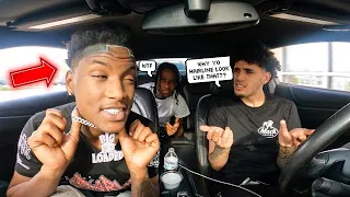 HAVING A EXTREME "SMALL HAIRLINE" IN PUBLIC TO SEE JAZZ AND JORDAN REACTION..