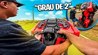 GRAU INFINITO DE 2 NO QUADRICICLO FOURTRAX!