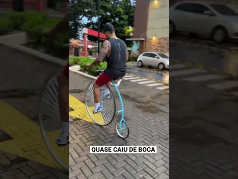 Thiago Reis Caindo com a Bike da Roda Gigante