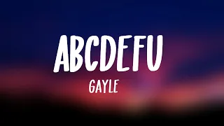 GAYLE - abcdefu (Lyrics)
