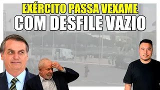 Humilhante: Exército passa vergonha com desfile sem público