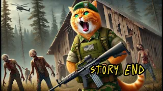 END)Zombies are coming. A little cat saved the world!