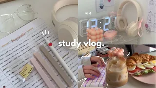 Finals week 🖇️ productive days, waking up at 5am, Korean store, manga shopping, lots of coffee