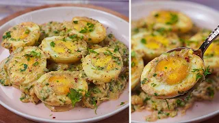 Butter Garlic Egg Recipe | Garlic Butter Egg Recipe | Easy Egg Starter Recipe | Toasted