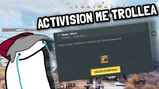 Activision me TROLLEA enviándome una SKIN FEA