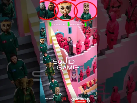 Find ODD Italian brainrot Squid Game 3 #김 프로 #유백합 #squidgame #brainrot #funny #squidgameseason3