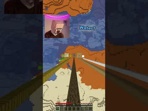Falling Villager..😍😍#shorts #minecraft