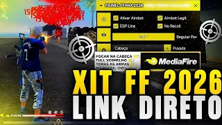PAINEL🚀🔥XIT REGEDIT MOBILE GRÁTIS PARA FF 2026 + FFH4X PARA ANDROID E IPHONE XIT PARA MOBILE FF
