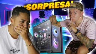 LE REGALO un PC GAMER de +2500€ a MI AMIGO POR SORPRESA!! 😱 Acaba *LLORANDO* 😭 Con BROMA | Marryto