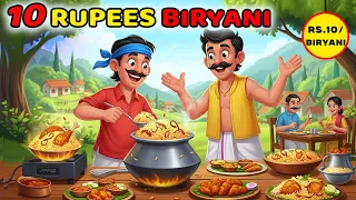 10 Rupees Biryani | English Stories |  Learn English | English Stories | Moral Stories | Comedy