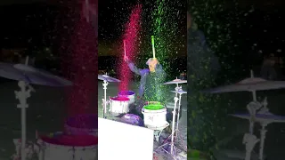Drums Only Recap😅!!! [Drivers License w/ paint drums & snow] #shorts #youtubeshorts #oliviarodrigo