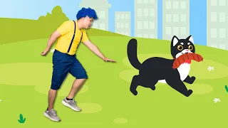 Be nice with cute cat Kids cartoons | Hoạt hình hãy đối xử tốt với chú mèo nhỏ