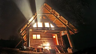 Building Log Cabin Alone / Start to Finish / 3 Years in 30 Minutes