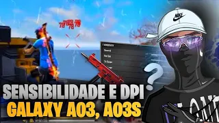 SAIU!! MELHOR SENSIBILIDADE E DPI PARA GALAXY A03, A03s NOVA ATUALIZAÇÃO FREE FIRE!