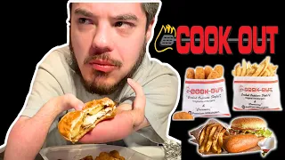 Cookout Review! Juicy Burger, Hushpuppies, Oreo Milkshake & more!