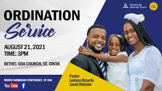 NCC Ordination Service of Pastor Leriano R.J. Webster