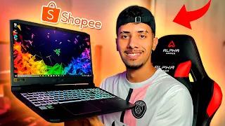 COMPREI UM NOTEBOOK GAMER NA SHOPEE E...