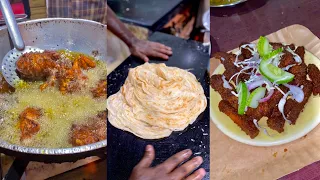 പൊറോട്ട,ബീഫ് ചില്ലി,ചിക്കൻ ഫ്രൈ | Dinner With Friends/porotta,beef,chicken fry/food vlog malayalam