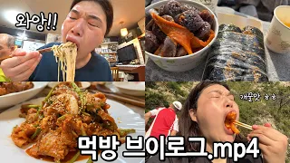 명절음식 빼고 다 먹는 🍂22년 추석 먹방 브이로그!