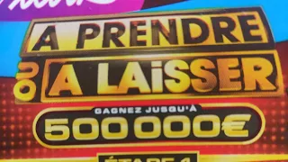A PRENDRE OU A LAISSER ?!  Exclusivité 🔥 Nouveau Jeux FDJ 500 000€ à la clé 🔵 🚨