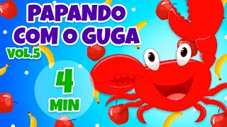 Papando com o Guga Vol. 5 - Giramille 4 min | Desenho Animado Musical