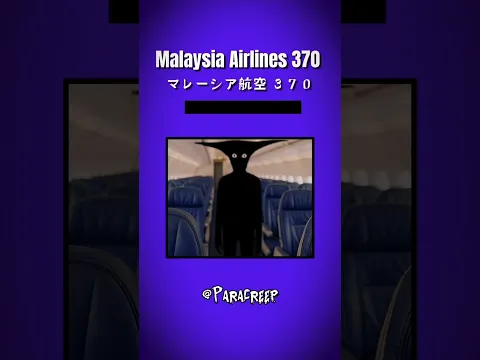 Malaysia Airlines 370〖マレーシア航空 370 〗#shorts #horror #scary