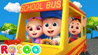 Wheels On The Bus | Rosoo - Nursery Rhymes & Kids Songs
