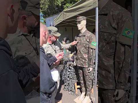 NOVA FARDA NO EXÉRCITO BRASILEIRO #shortvideo #shorts #military #exercitobrasileiro #farda