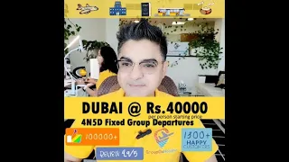 Dubai Fixed Group Departures in winter by Group On Holidays International LLC
