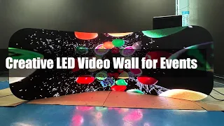 Creative Stage LED Screens Joint Set Up: HOB & GOB P2.6 LED Display for Event