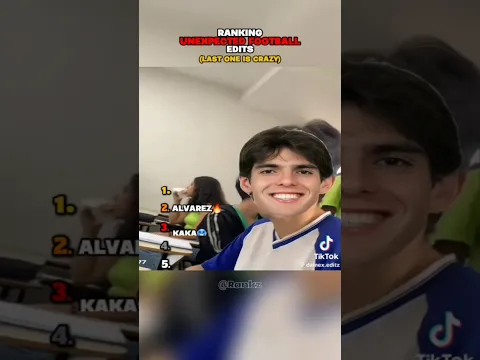 Ranking Unexpected Football Edits #shorts #football #ranking