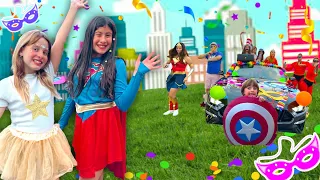 TOIA E MARIA CLARA FAZEM UMA FESTA DE CARNAVAL PARAS SUAS AMIGAS ft @FamíliaMariaClaraeJP