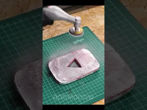 The boy make amazing play button