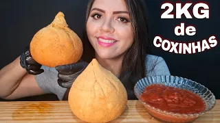 COXINHA GIGANTE 2 KILOS | MUNIK ASMR (MUKBANG)