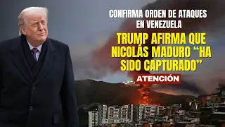 Nicolás Maduro fue "capturado y sacado" de Venezuela, según Donald Trump