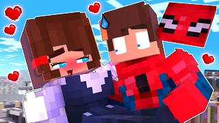 MAIZEN: JJ became Spider Man and met Spider Gwen - Minecraft Animation