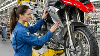 BMW Motorcycle Production 🏍️ | How It’s Made in the Factory 🏭