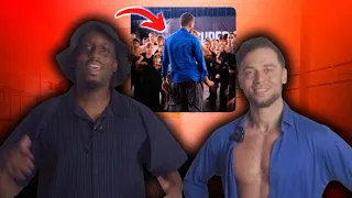 I found the REAL Blue Shirt Guy!!! (He gave me a dance lesson)