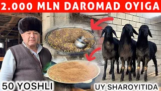 50 YOSHLI AKAMIZDAN QO‘Y BOQISH SIRLARI – OYIGA 4.000$ DAROMAD 💰
