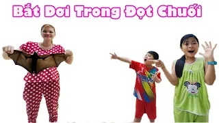 Lần Đầu Bắt Dơi Trong Đọt Chuối [ Trang And Vinh  ]