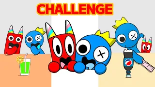 Rainbow Friends vs Garten of Banban Funny TikTok Challenge Video Compilation 🤣🤣Paper Animation