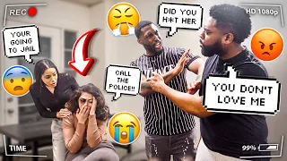 SLAPPING MY WIFE IN FRONT OF MY BROTHER AND HIS GIRLFRIEND!! *GONE WRONG*