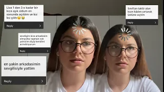 SİZDEN GELEN İTİRAFLARI OKUYORUM #2 !