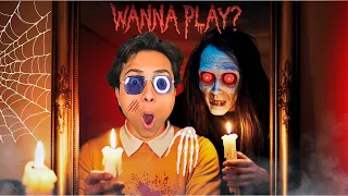 IRONMAN try horror rituals at 3 am | don’t try this🕒😱🧟‍♂️😵💀 @Thetargetsiblings