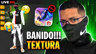 🔥 CUIDADO! TEXTURA VAI SIM PODER TE BANIR DO FREEFIRE LIVE ON