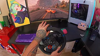 Montando meu Setup de Drift - POV Logitech g29