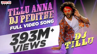 #TilluAnnaDJPedithe Video Song (Telugu) | DJ Tillu |Siddu, Neha Shetty |Vimal Krishna |Ram Miriyala
