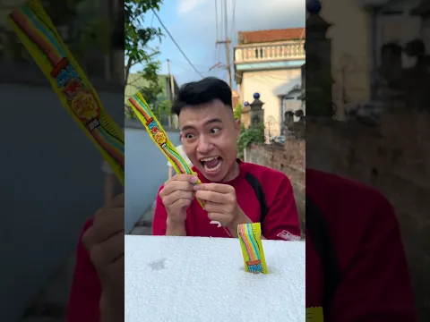 Rainbow Candy War  🤗 Unexpected Ending 😂   #funny #food #gamechobe