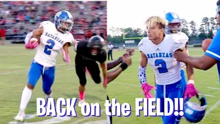 1st FOOTBALL Game BACK from a CONCUSSION!